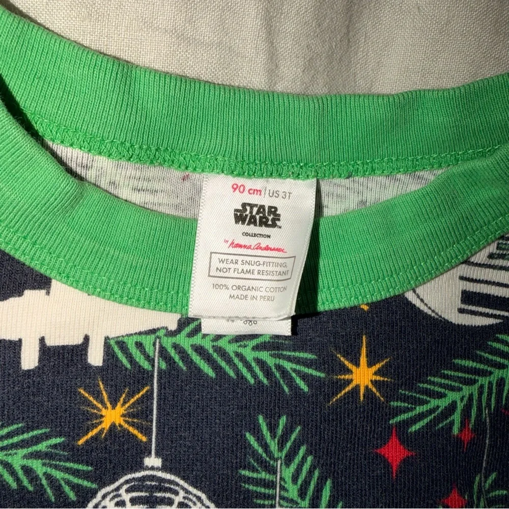 Hanna Andersson Star Wars Holiday Pajama Set Organic Cotton 3T